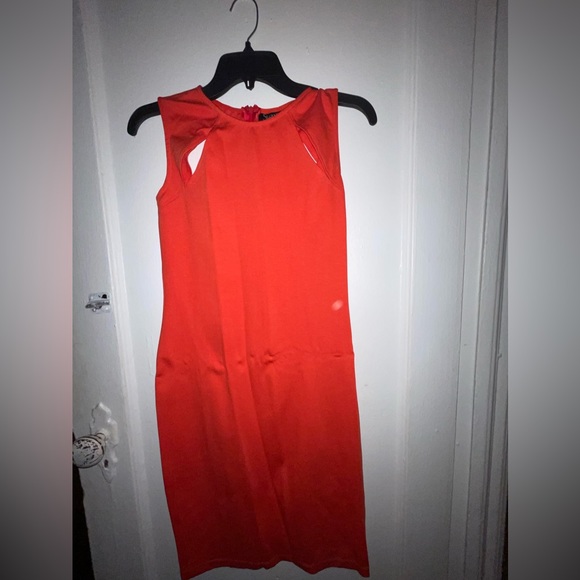 Stefano Di Roma Women’s Dress Bright Red Form Fitting - Picture 2 of 5